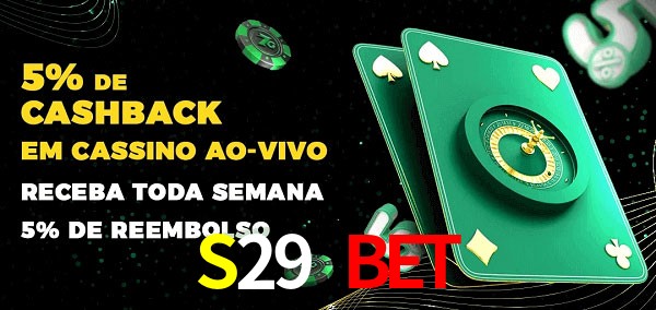 Promoções do cassino ao Vivo S29 Bet